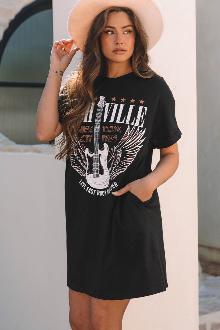 Nashville Nightfall Tour Tee Dress 🎸