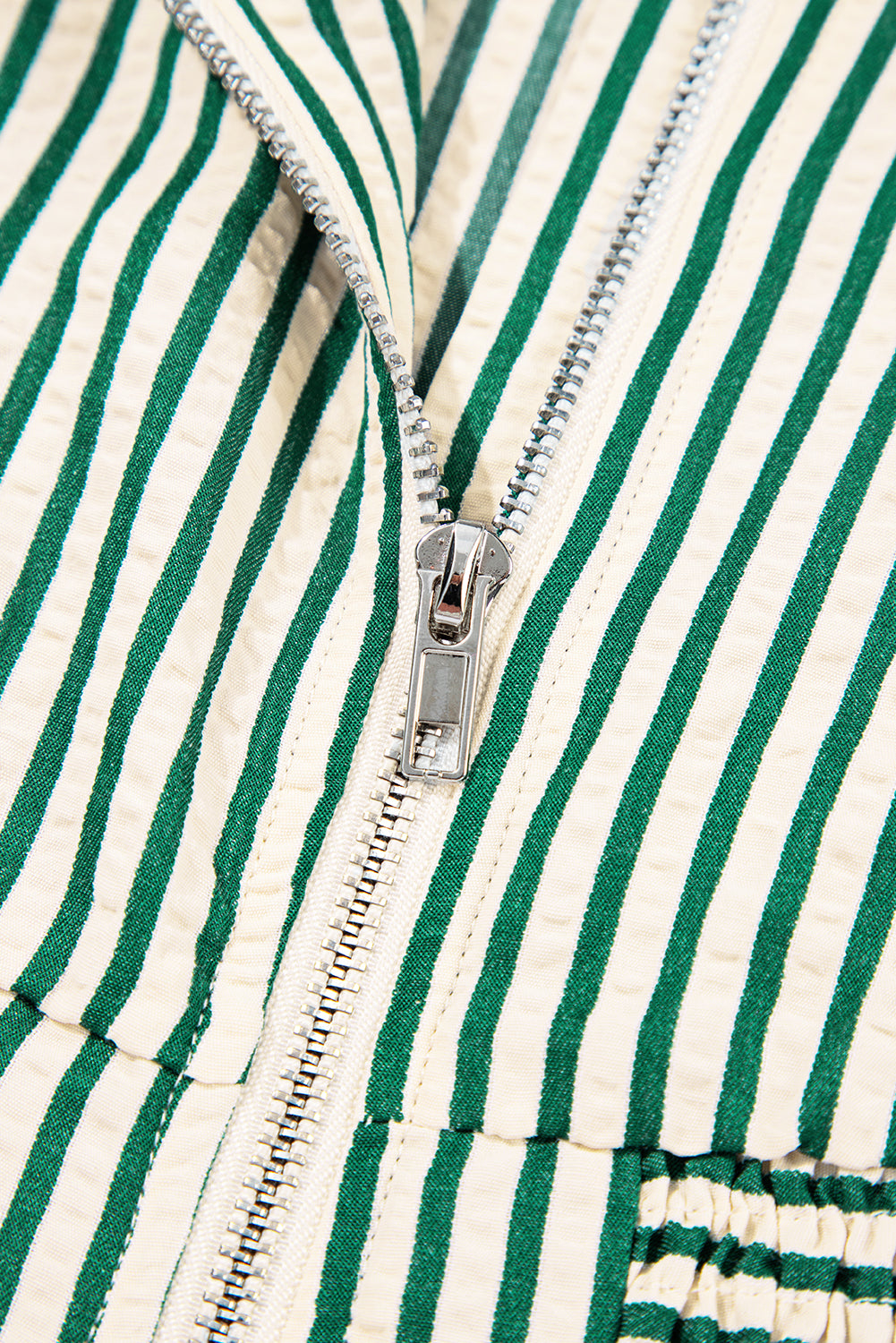 Zip The Line Midi Dress – Meadow Stripe