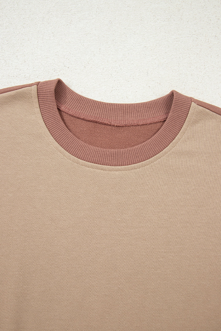 Weekender Colorblock Lounge Set – Terracotta & Sand