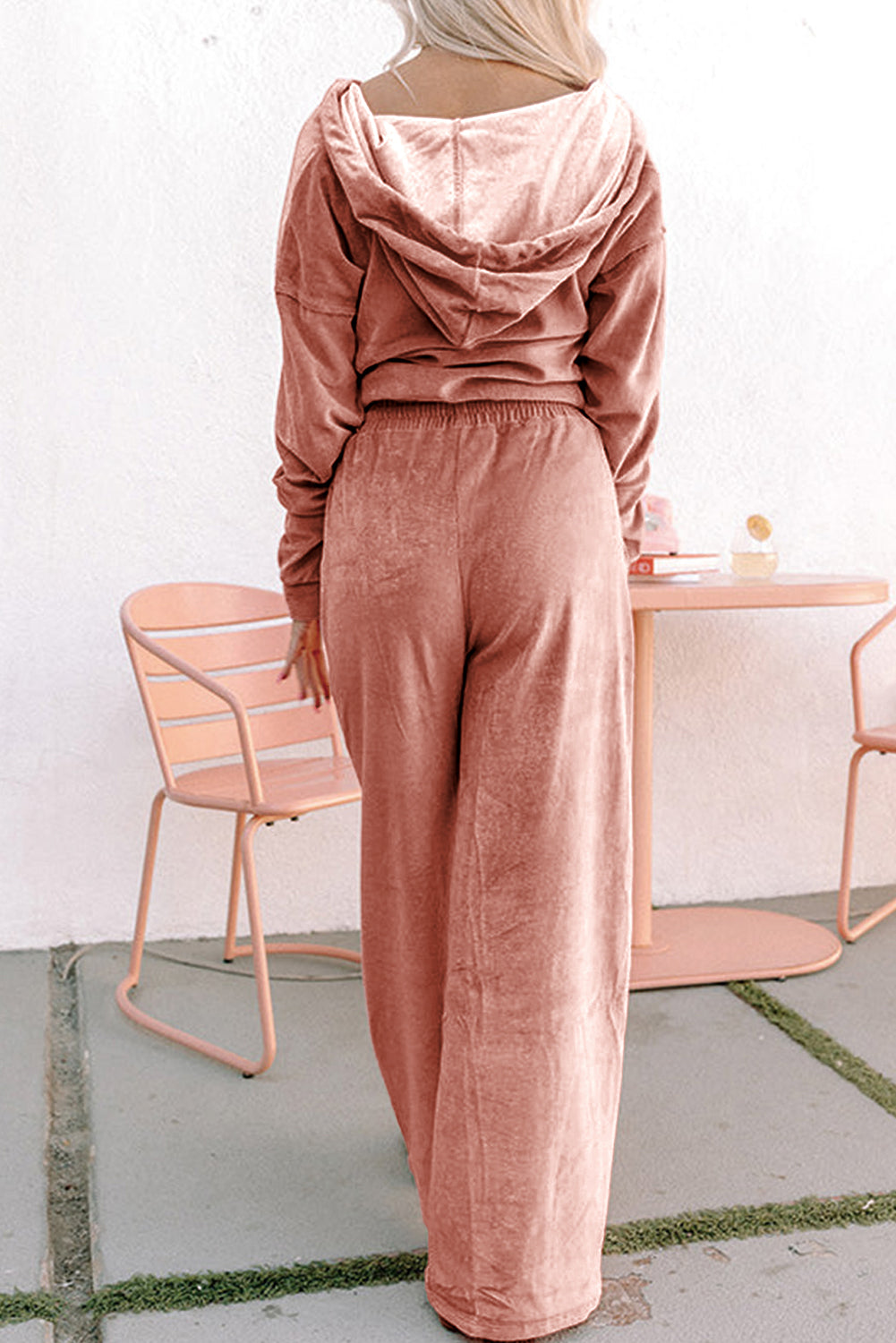 Velvet Blush Cloud Lounge Set – Luxe Comfort Meets Effortless Chic ✨