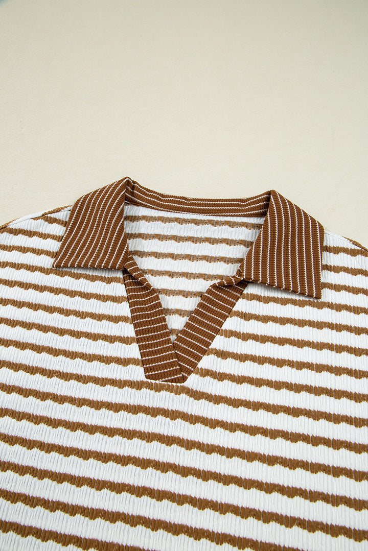 Luke & Estelle “Coastal Cozy” Striped Lounge Set – Effortless Style &amp; All-Day Comfort