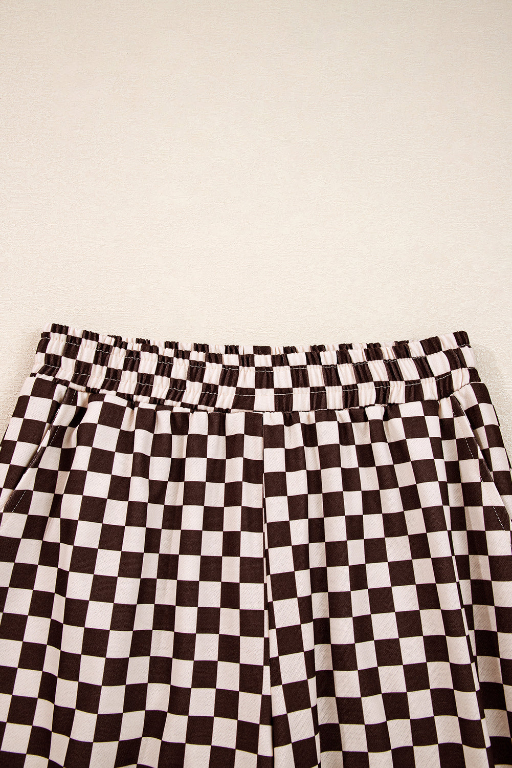 Luke & Estelle “Game Changer” Chocolate Checkerboard 2-Piece Set