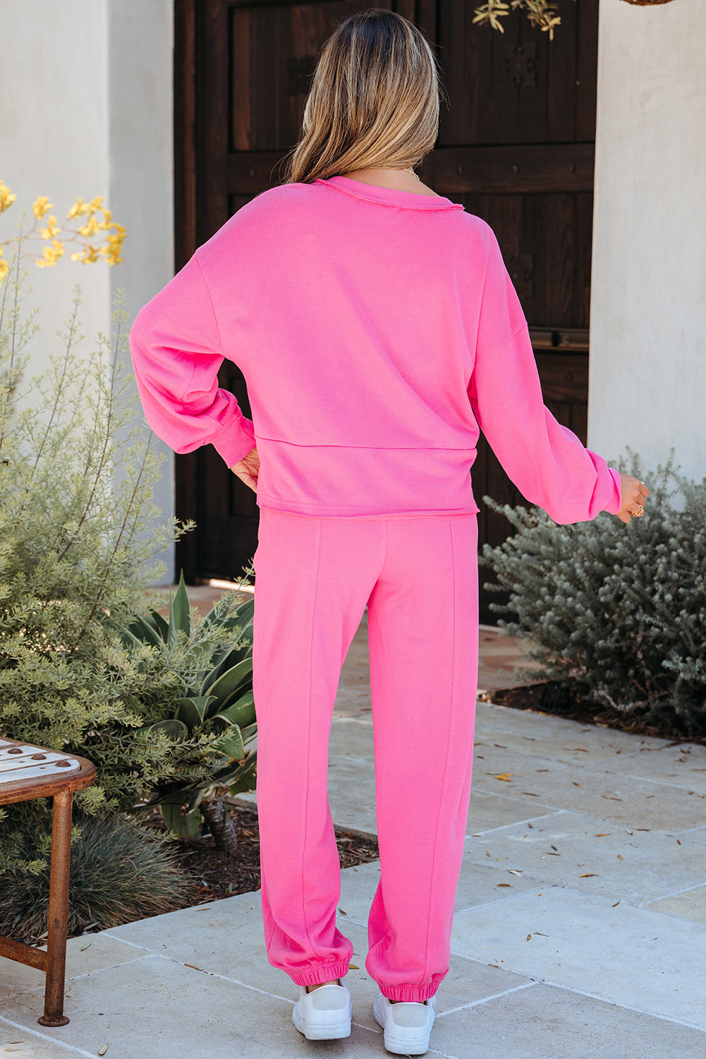 ✨ Luke & Estelle “Pop of Pink” Lounge Set – BHB Boutique Exclusive ✨
