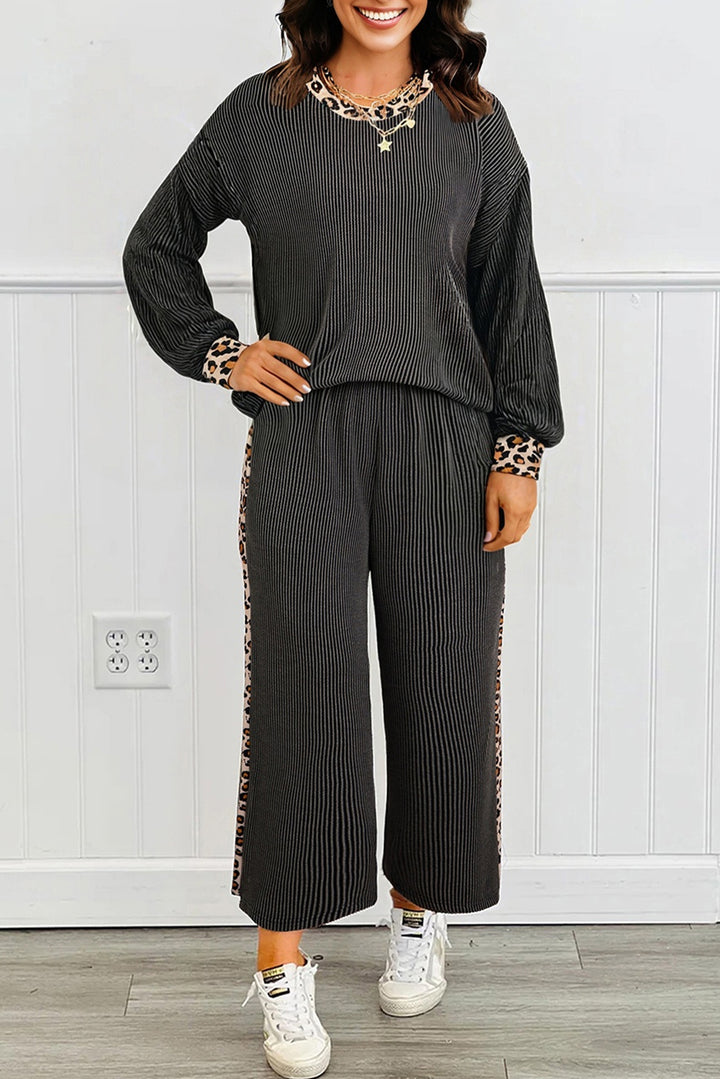 🖤 Luke & Estelle “Wild Intentions” 2-Piece Lounge Set – Effortlessly Chic Meets Fierce Comfort 🖤