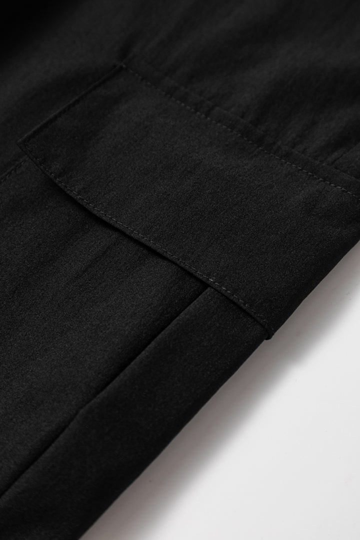 🔥 Go-Getter High-Waist Cargo Joggers (Black)