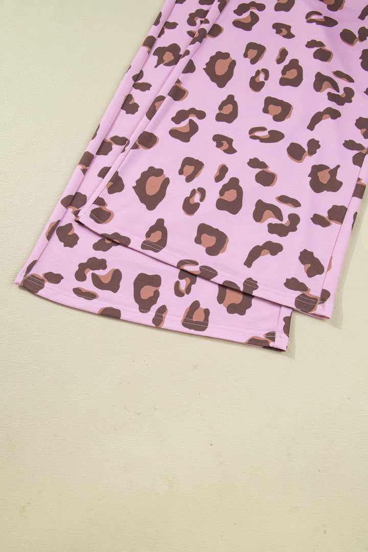 🌸 Luke & Estelle “Pink Safari” Wide Leg Lounge Pants – Fierce, Fun & Fabulous! 🌸