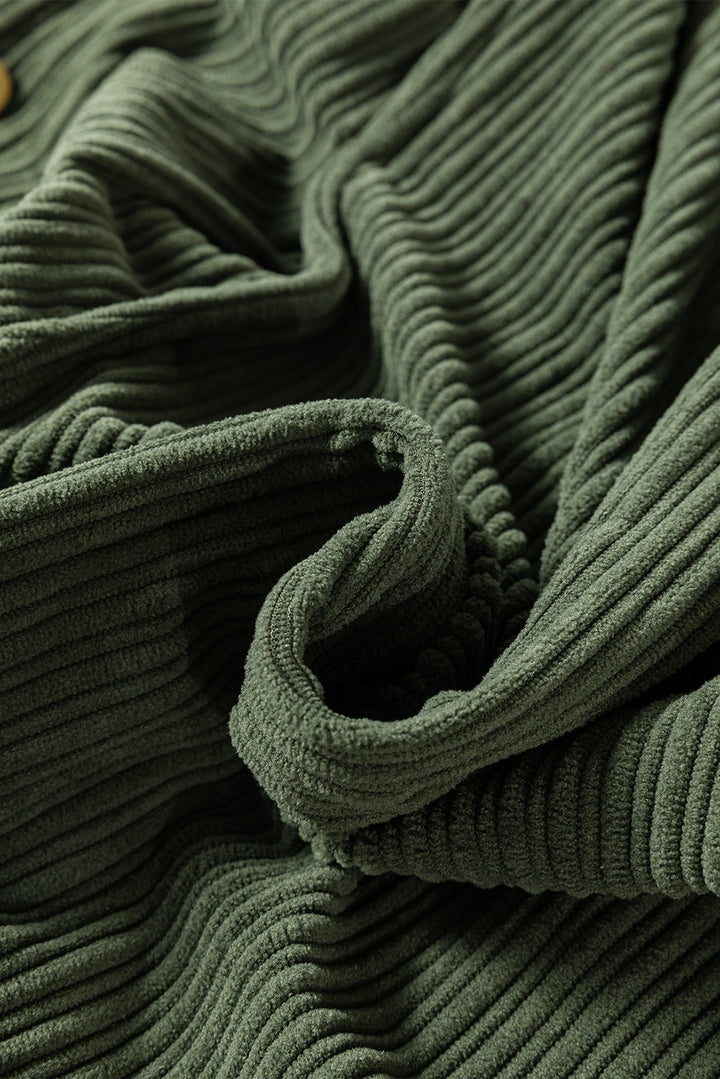 Sage Lane Ribbed Overalls