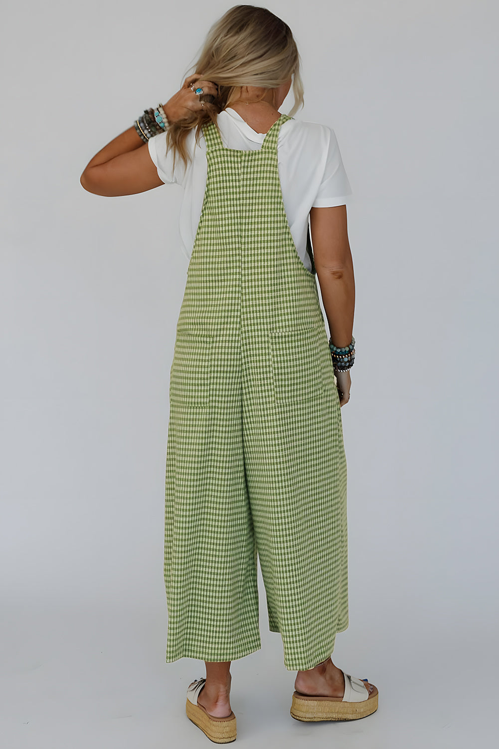 Garden Picnic Gingham Overalls
