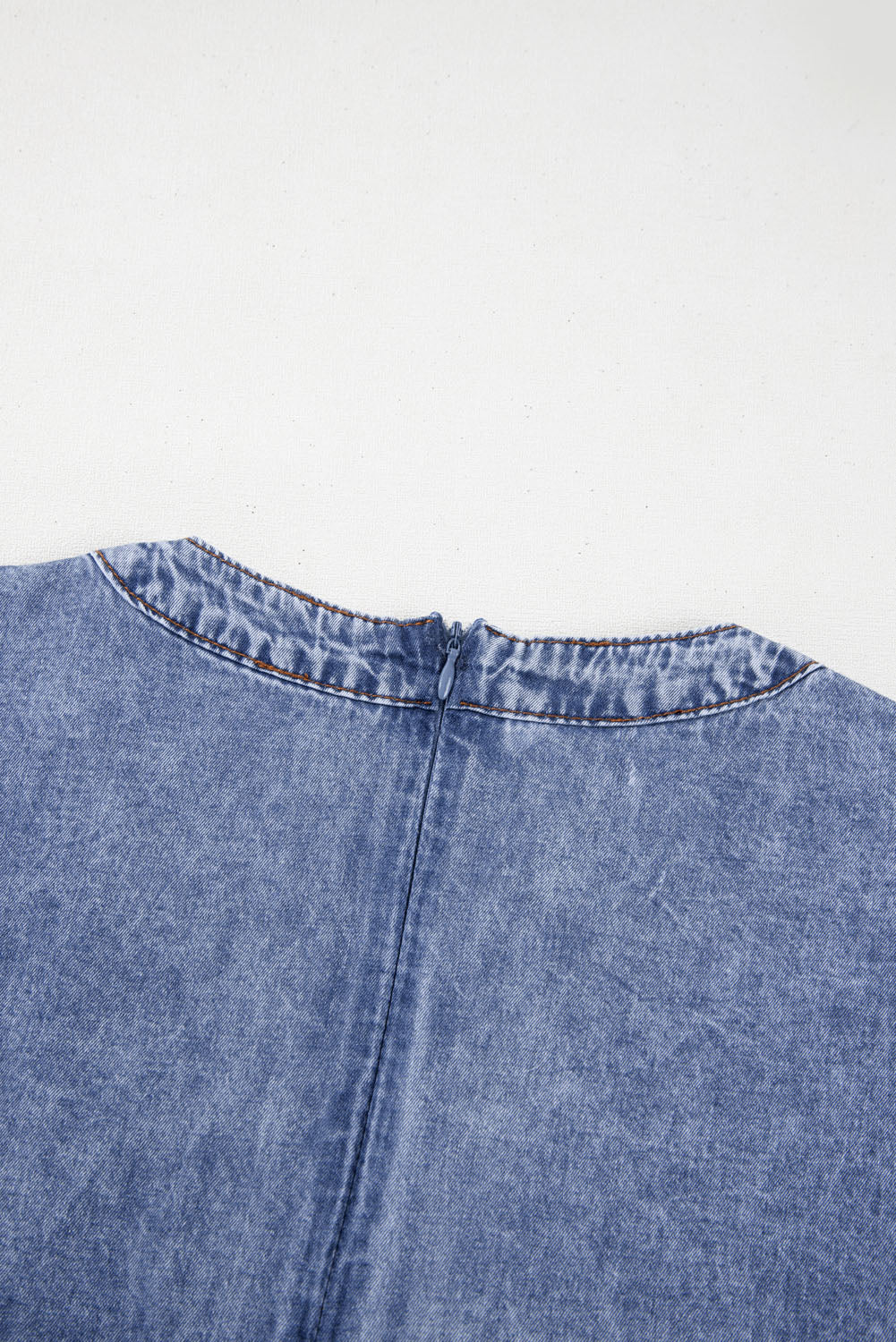 Weekend Wonderer Pintuck Denim Mini Dress