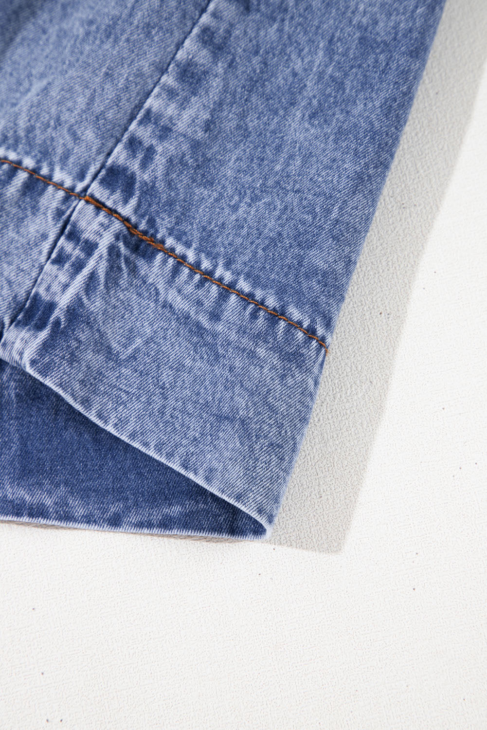 Weekend Wonderer Pintuck Denim Mini Dress