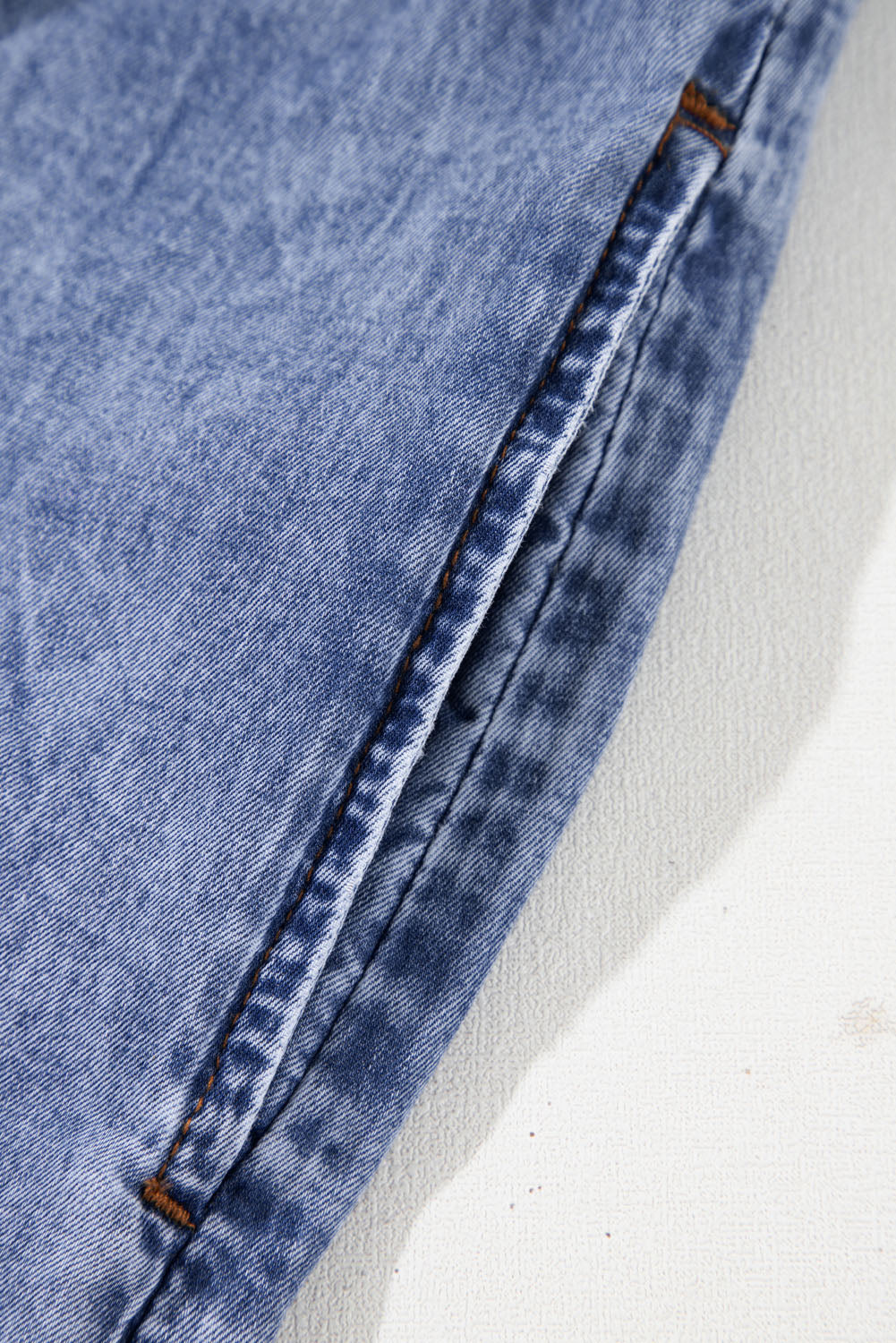 Weekend Wonderer Pintuck Denim Mini Dress