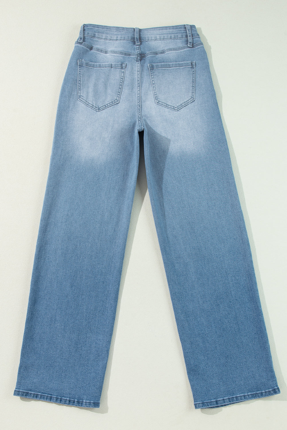 Luke & Estelle “Dream Fit” High-Rise Front Slit Wide-Leg Jeans – Exclusive to BHB Boutique
