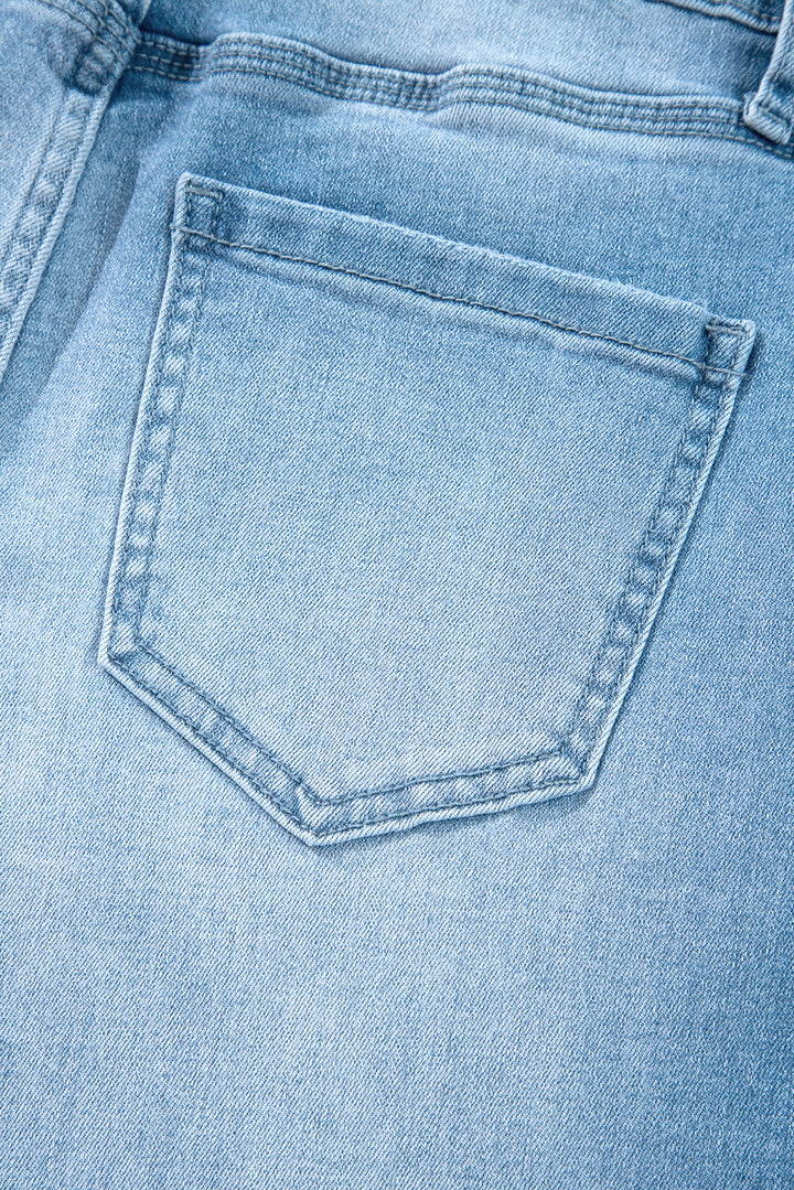 Luke & Estelle “Dream Fit” High-Rise Front Slit Wide-Leg Jeans – Exclusive to BHB Boutique