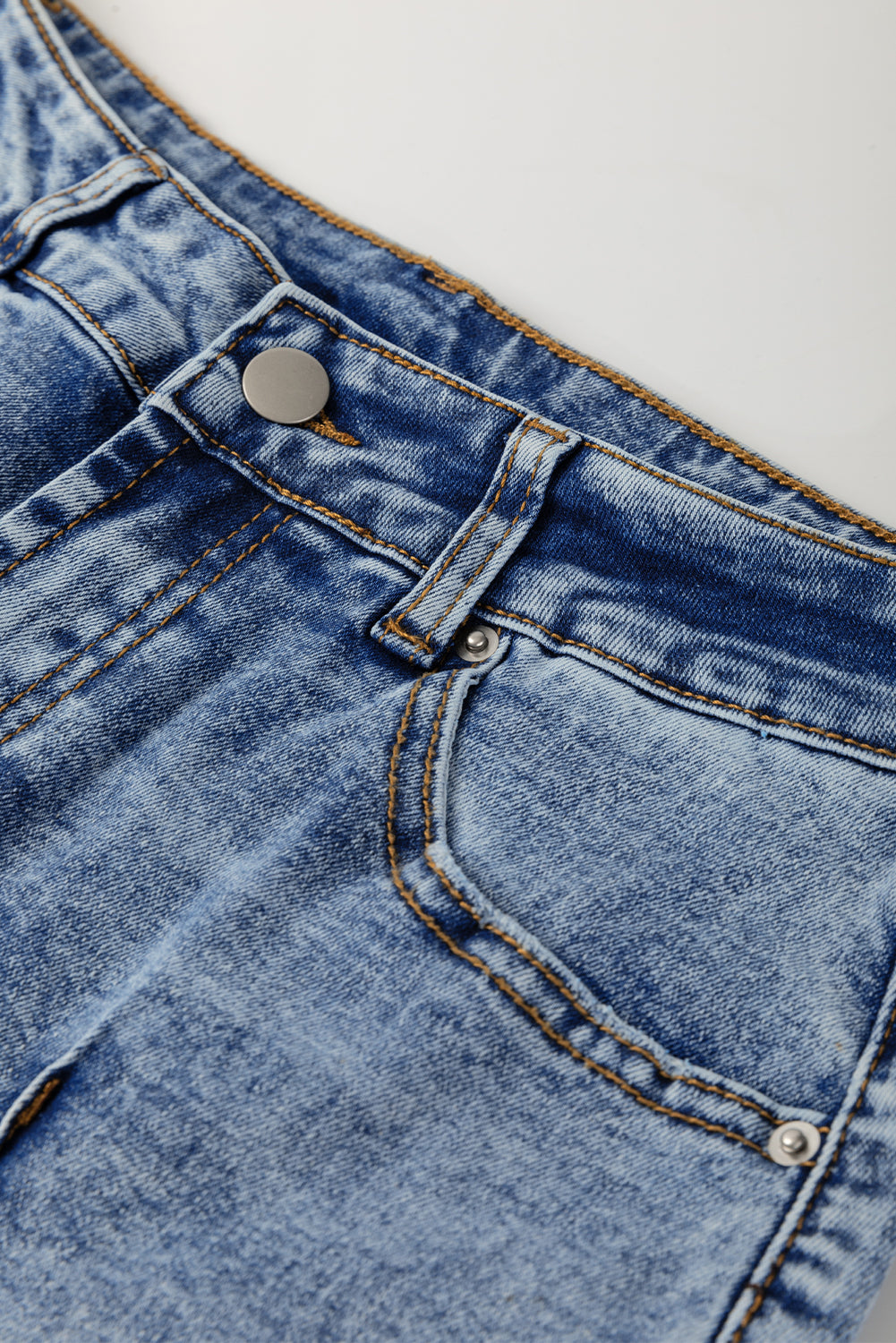 The Luxe Cuff Straight-Leg Denim