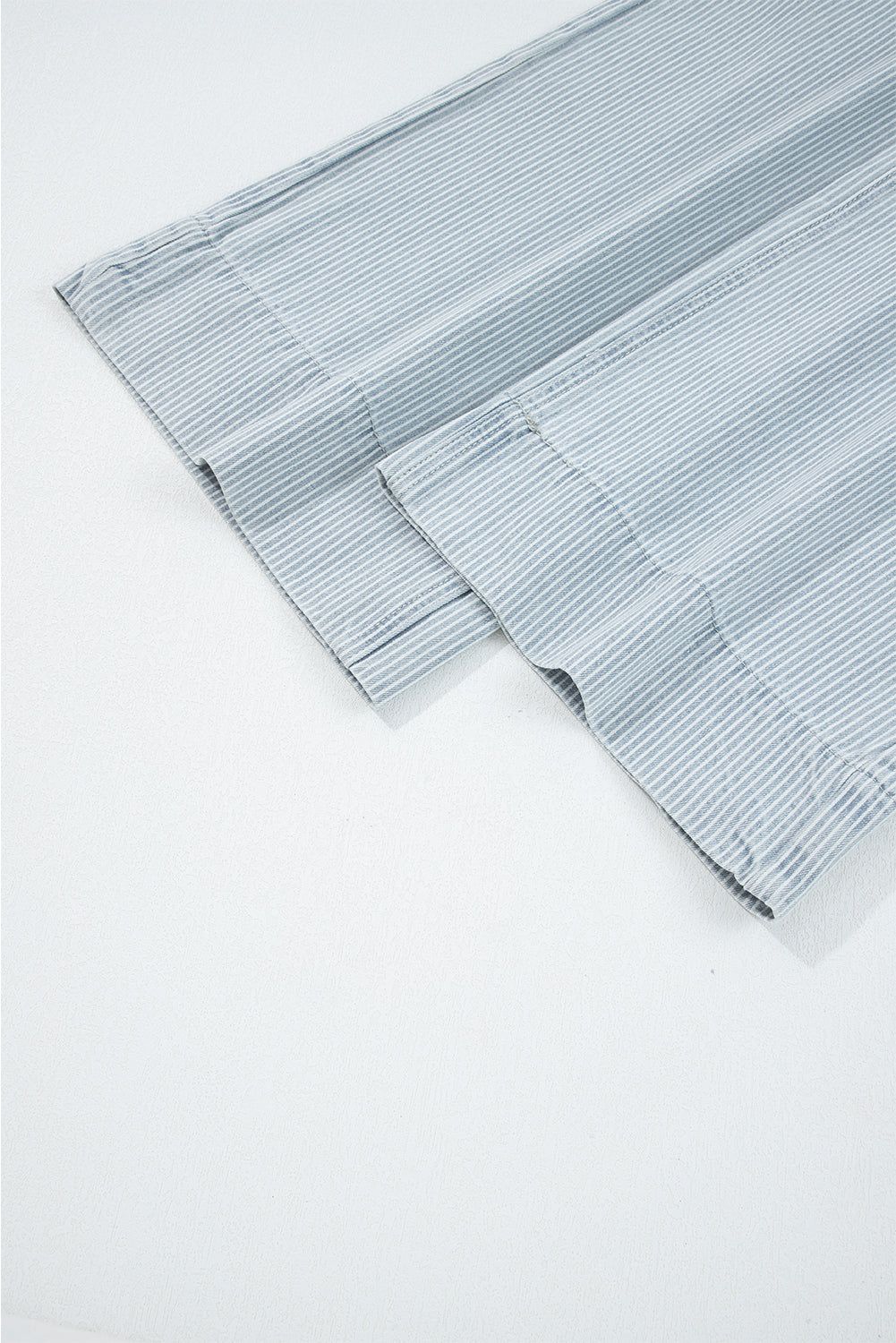Main Street Pinstripe Wide-Leg Jeans