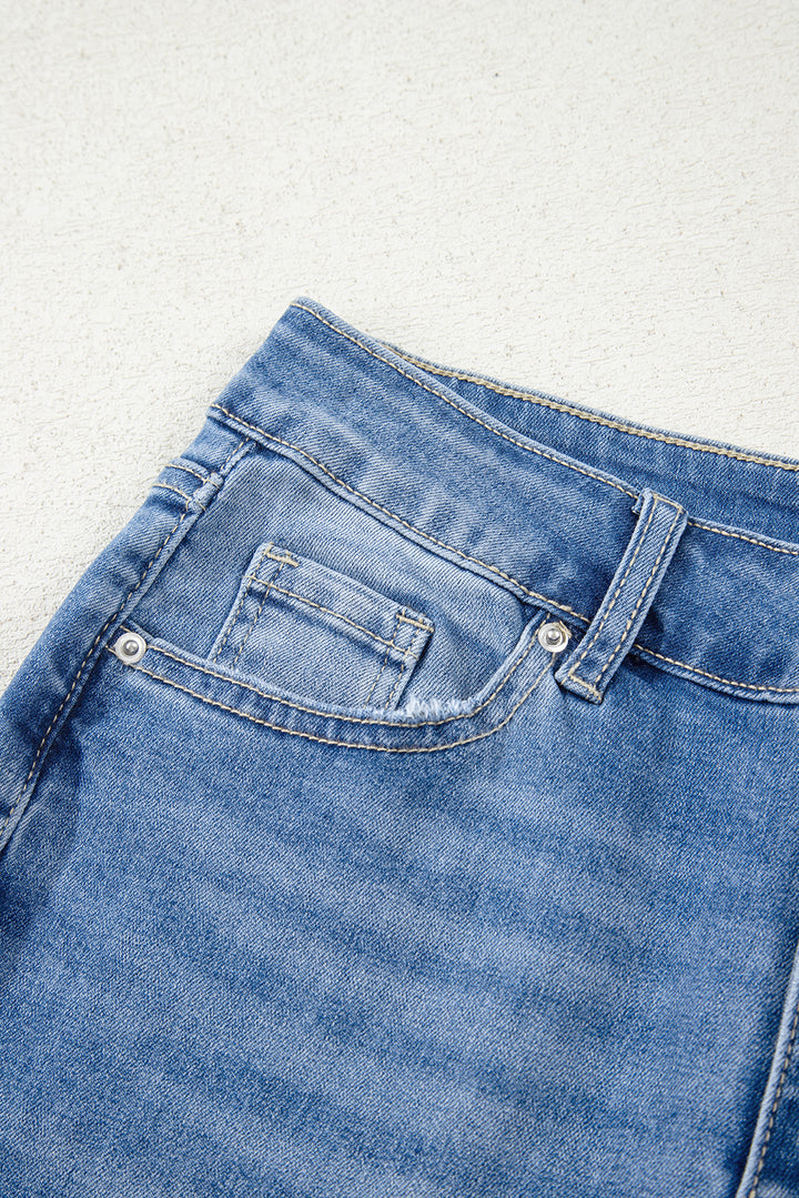 Skyline Split-Hem Flare Jeans