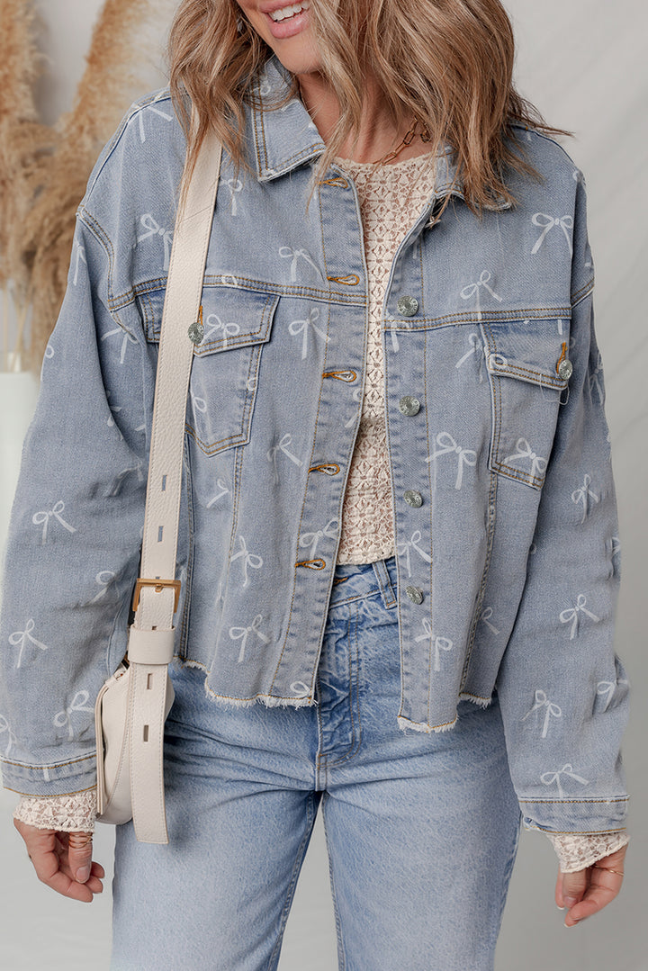 ✨ Luke & Estelle “Bow To The Moment” Denim Jacket ✨