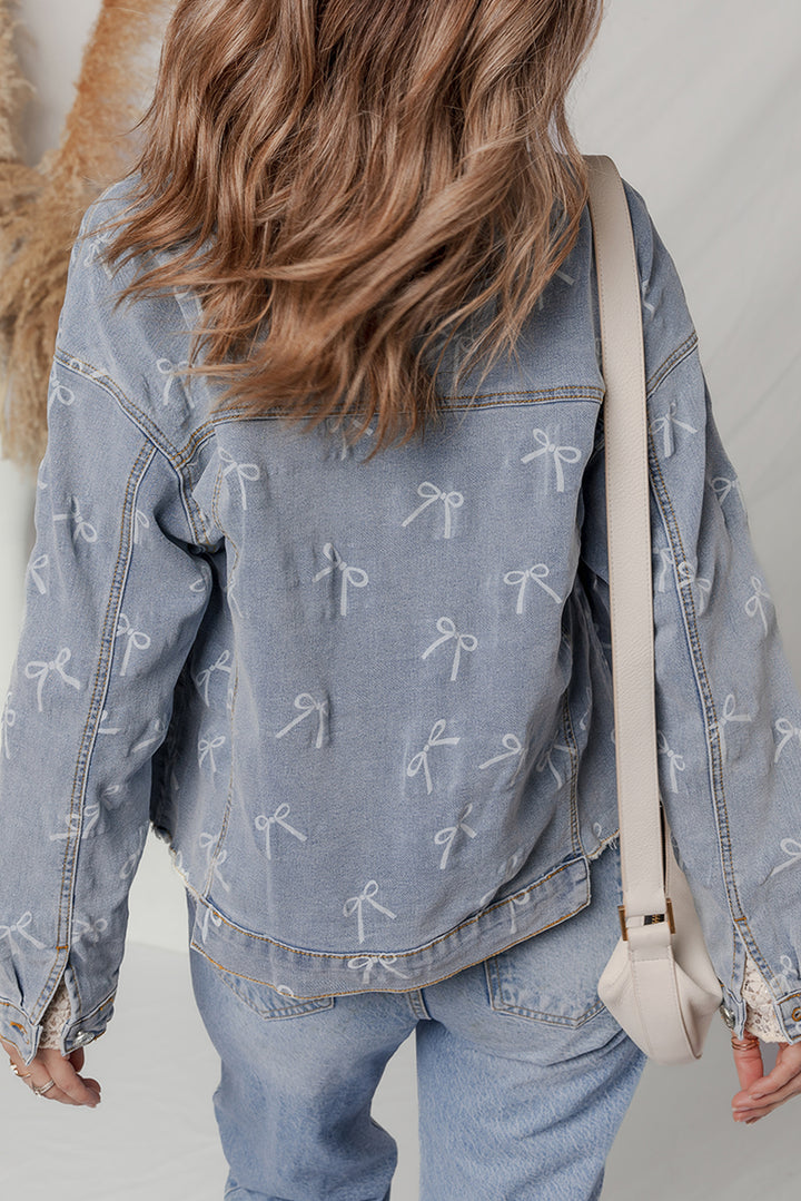 ✨ Luke & Estelle “Bow To The Moment” Denim Jacket ✨