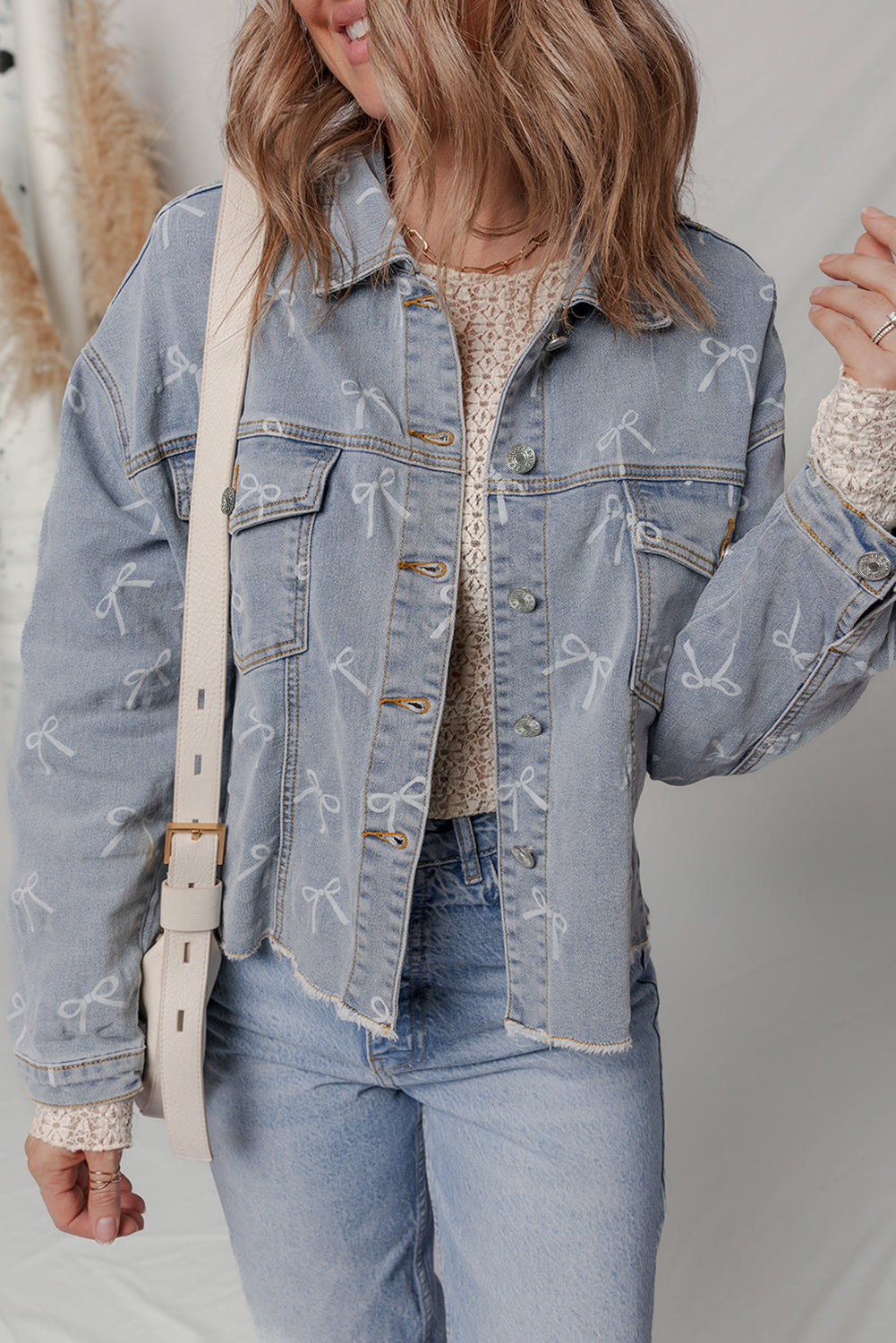 ✨ Luke & Estelle “Bow To The Moment” Denim Jacket ✨