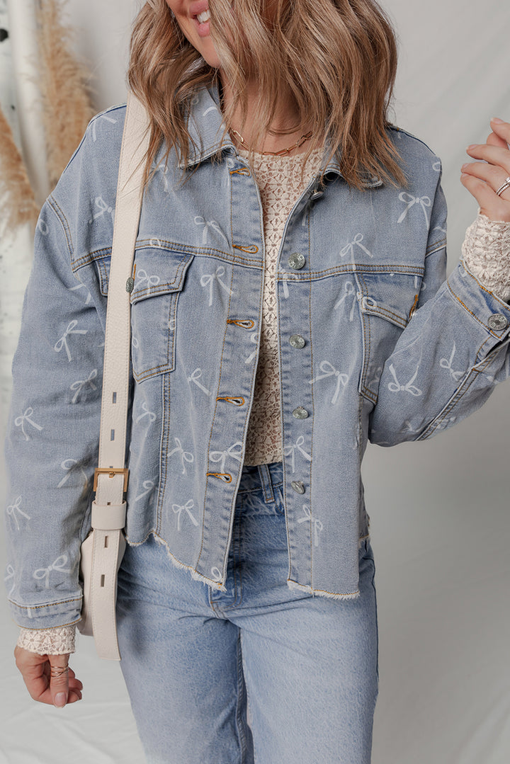 ✨ Luke & Estelle “Bow To The Moment” Denim Jacket ✨