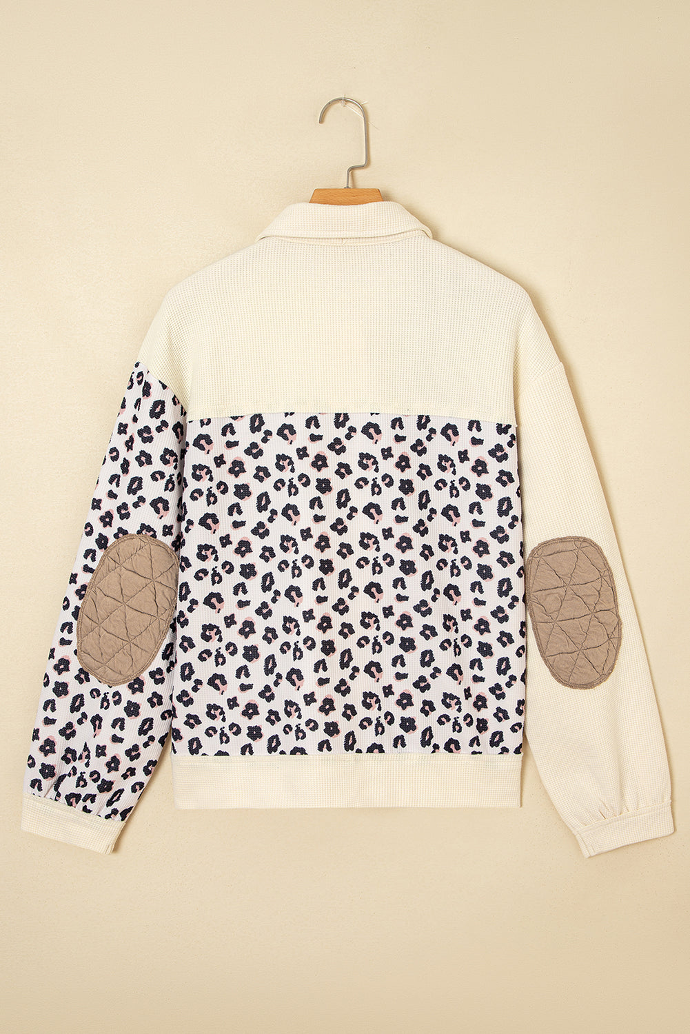 Luke & Estelle “Caffeine & Confidence” Quilted Leopard Patch Shacket – BHB Boutique Exclusive ☕🐆