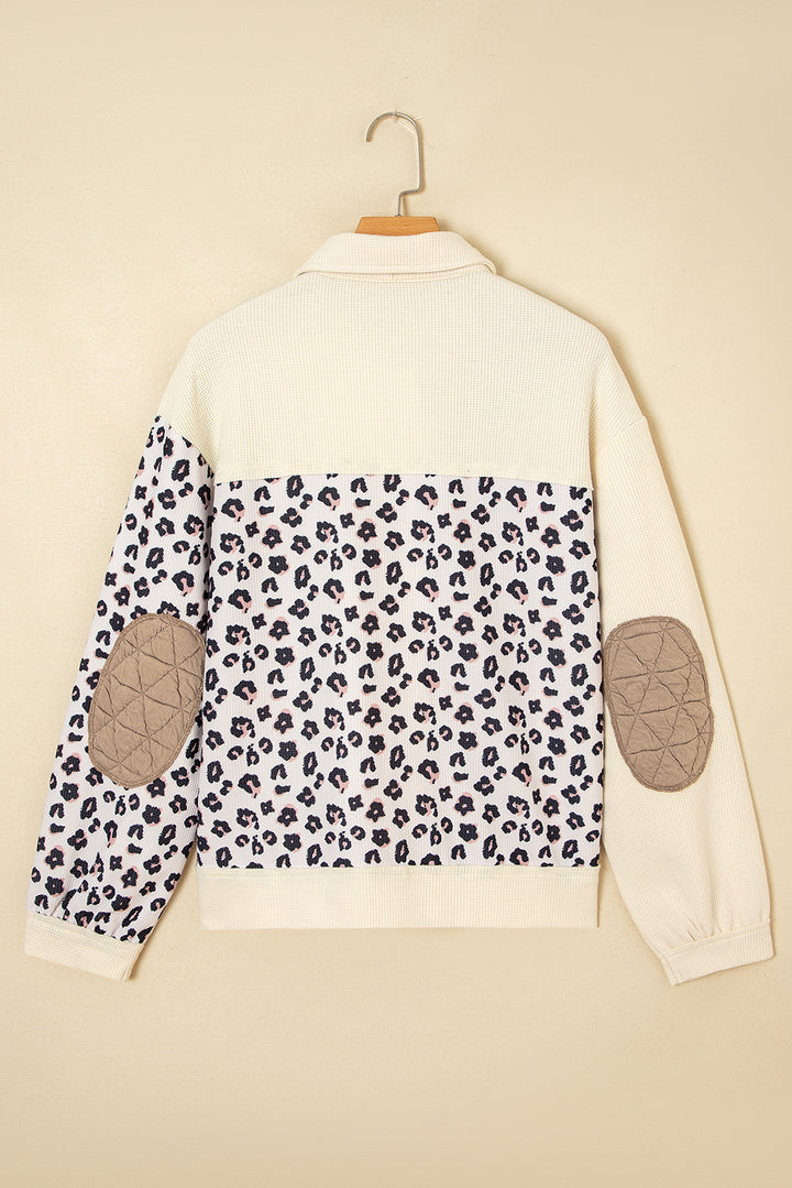 Luke & Estelle “Caffeine & Confidence” Quilted Leopard Patch Shacket – BHB Boutique Exclusive ☕🐆