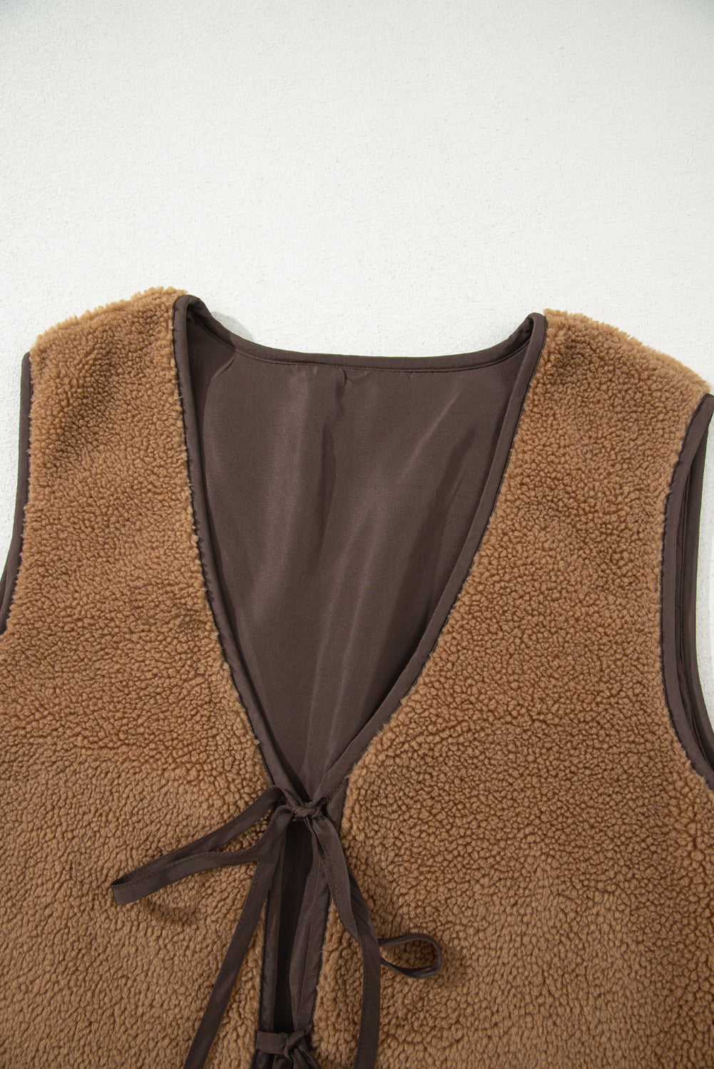 Trailblazer Teddy Vest – Camel Luxe Edition
