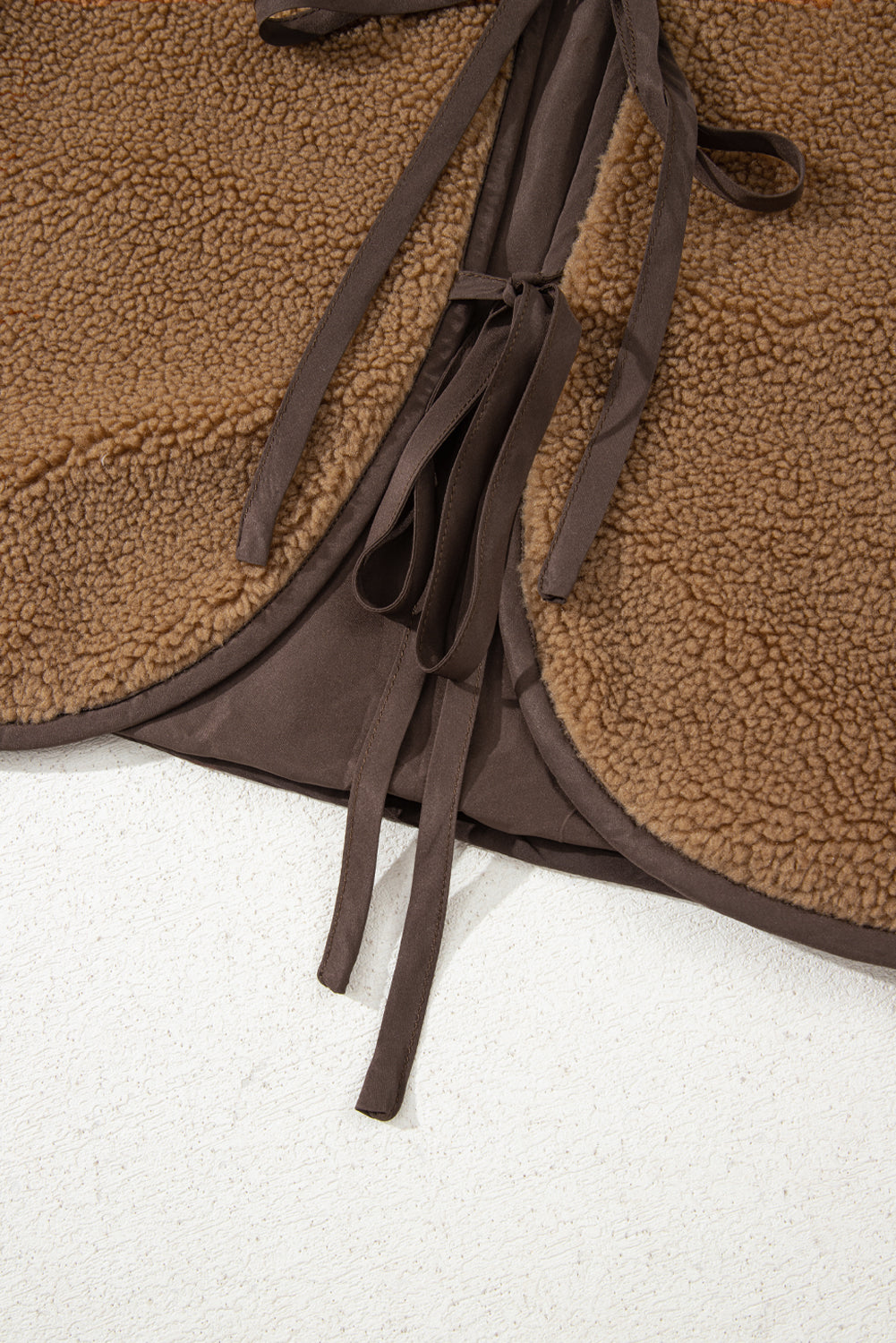 Trailblazer Teddy Vest – Camel Luxe Edition