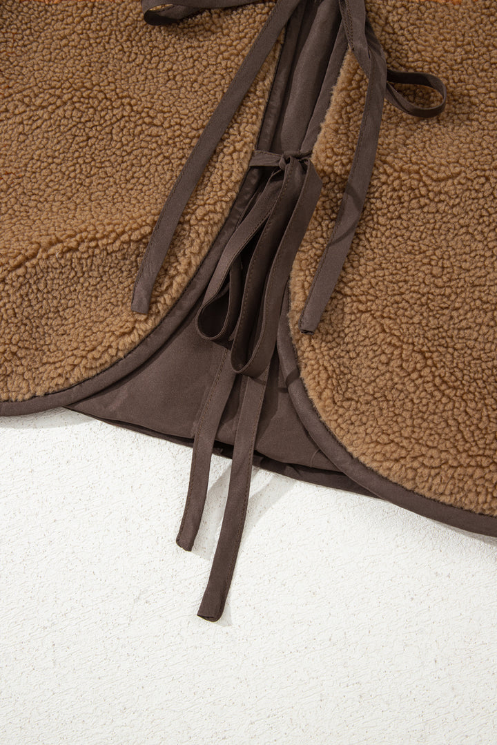 Trailblazer Teddy Vest – Camel Luxe Edition