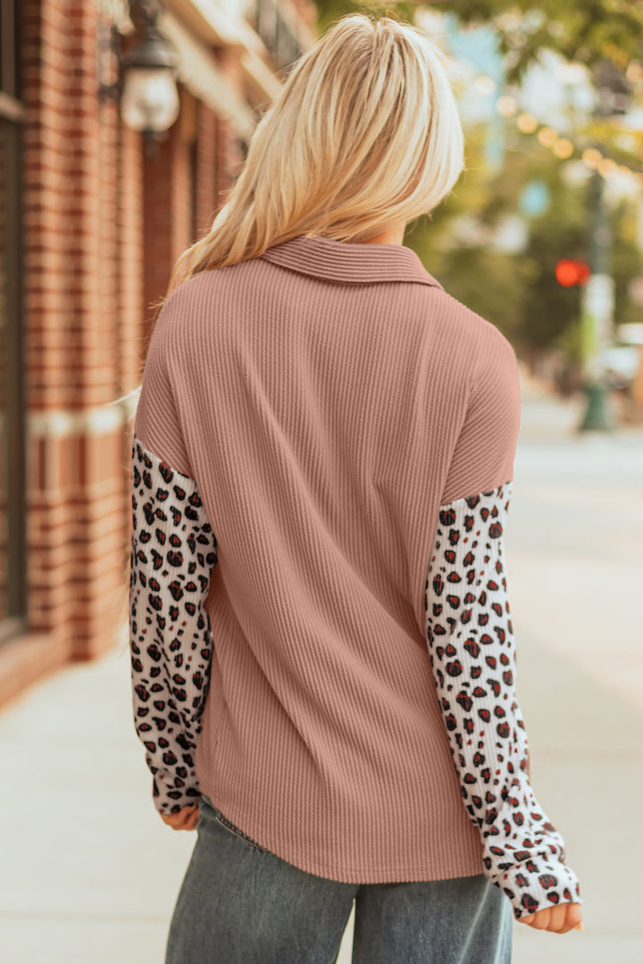 ✨ Luke & Estelle “Wildly Chic Blush Pink Textured Button Down” ✨