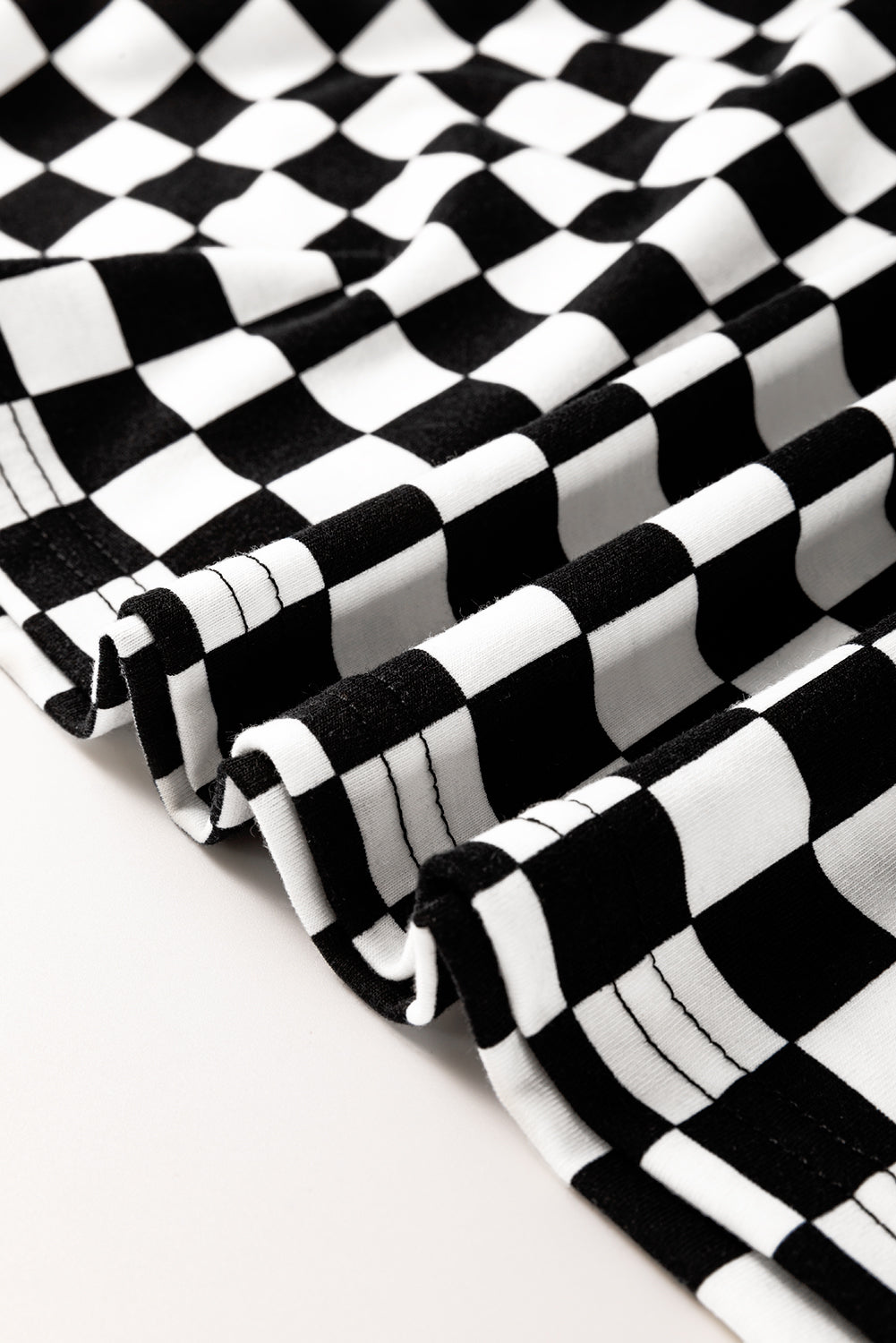 PLUS SIZE✨🏁 Photo Finish Checkerboard Oversized Tee
