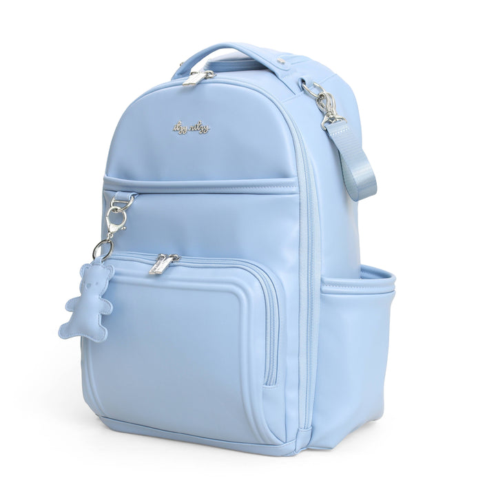 Itzy Ritzy - *NEW* Teddy Blue Boss Plus™ Backpack Diaper Bag