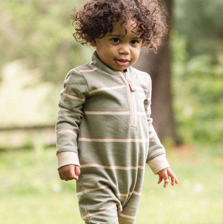 Burt's Bees Baby - Holland Stripe Infant Jumpsuit