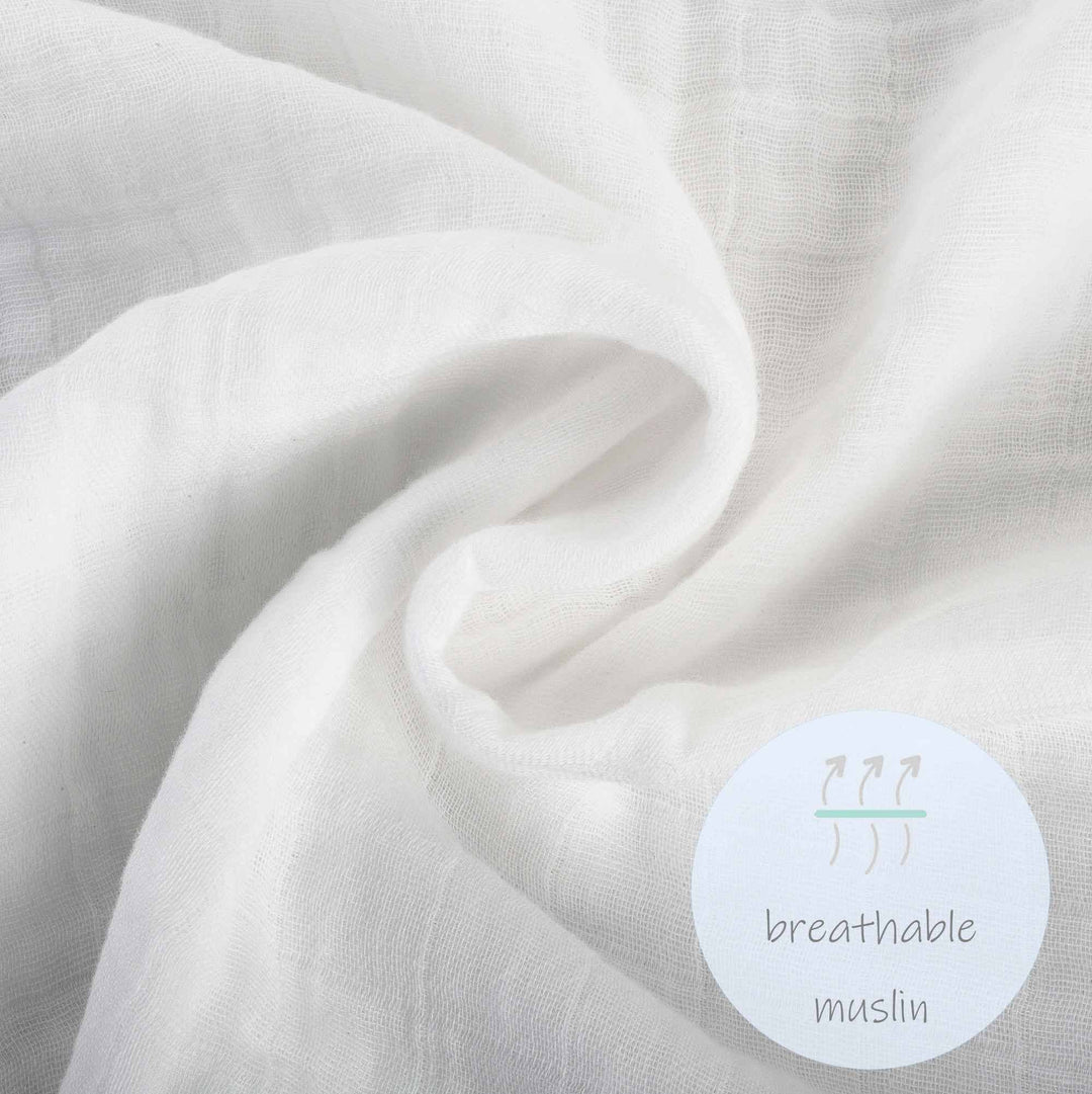 Live Life in Full Bloom Muslin Swaddle Baby Blanket
