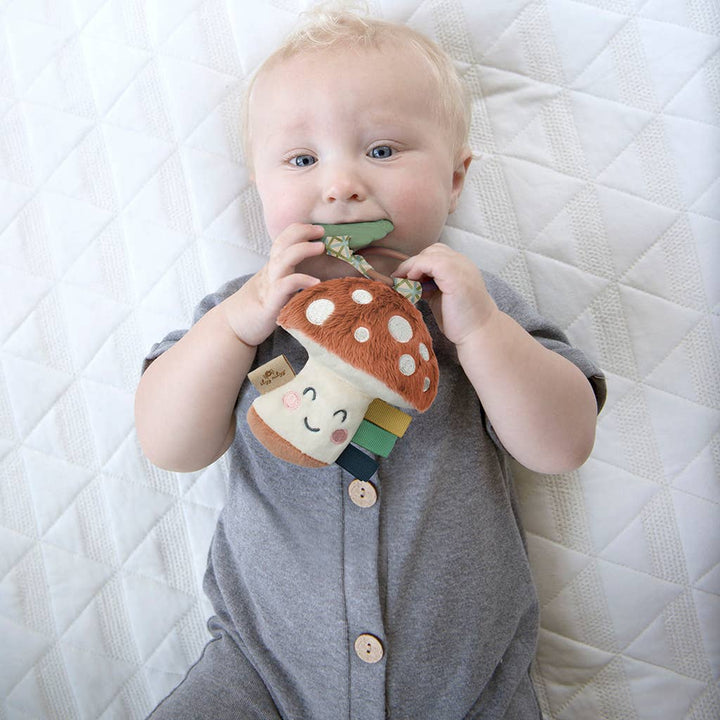 Itzy Ritzy - Itzy Pal™ Plush + Teether: NEW Mushroom
