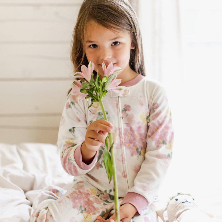 Burt's Bees Baby - Floral Fields polarbee™ Repreve® Fleece Pajamas