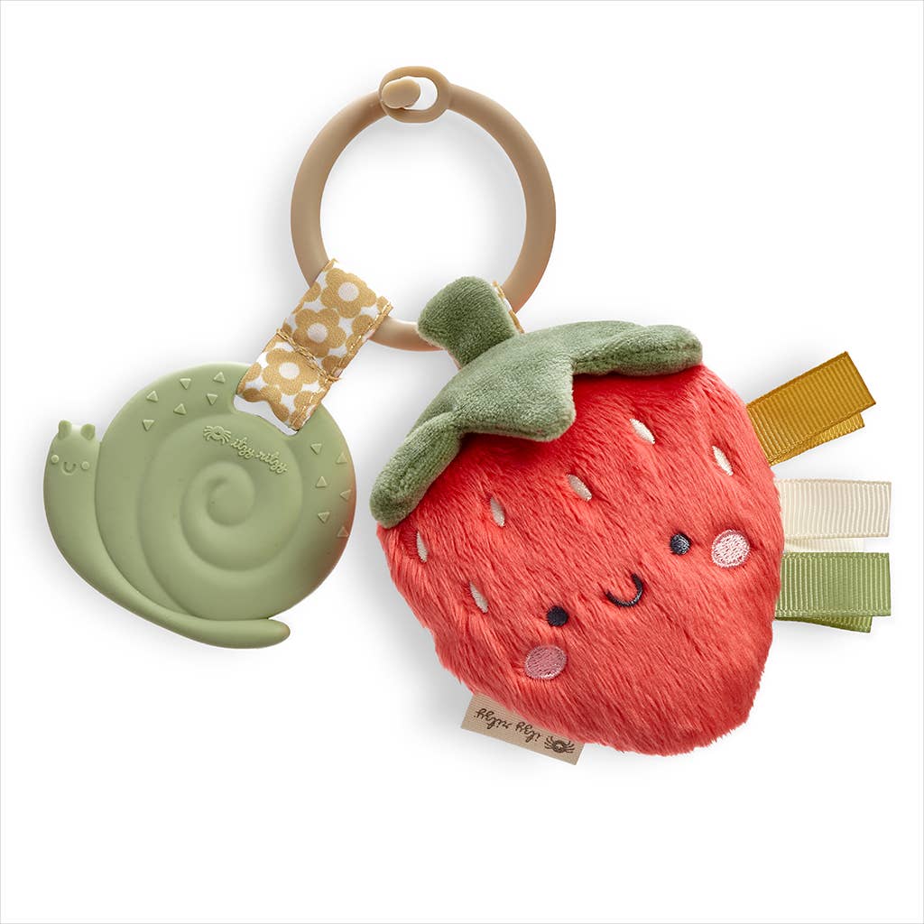Itzy Ritzy - Itzy Pal™ Plush + Teether: NEW Mushroom