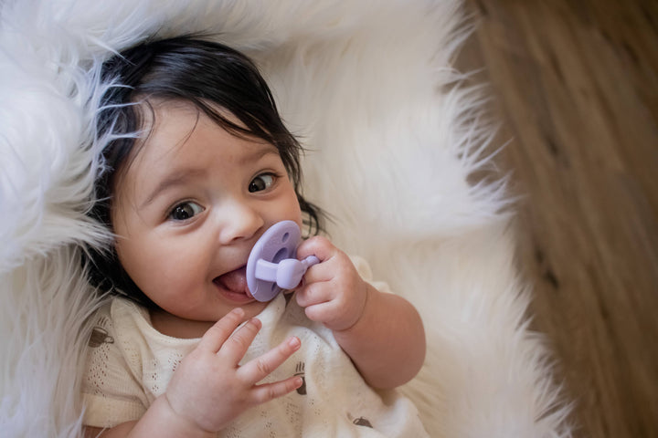 Itzy Ritzy Sweetie Soother™ Pacifier Sets (2-pack): Toast + Buttercream Braids