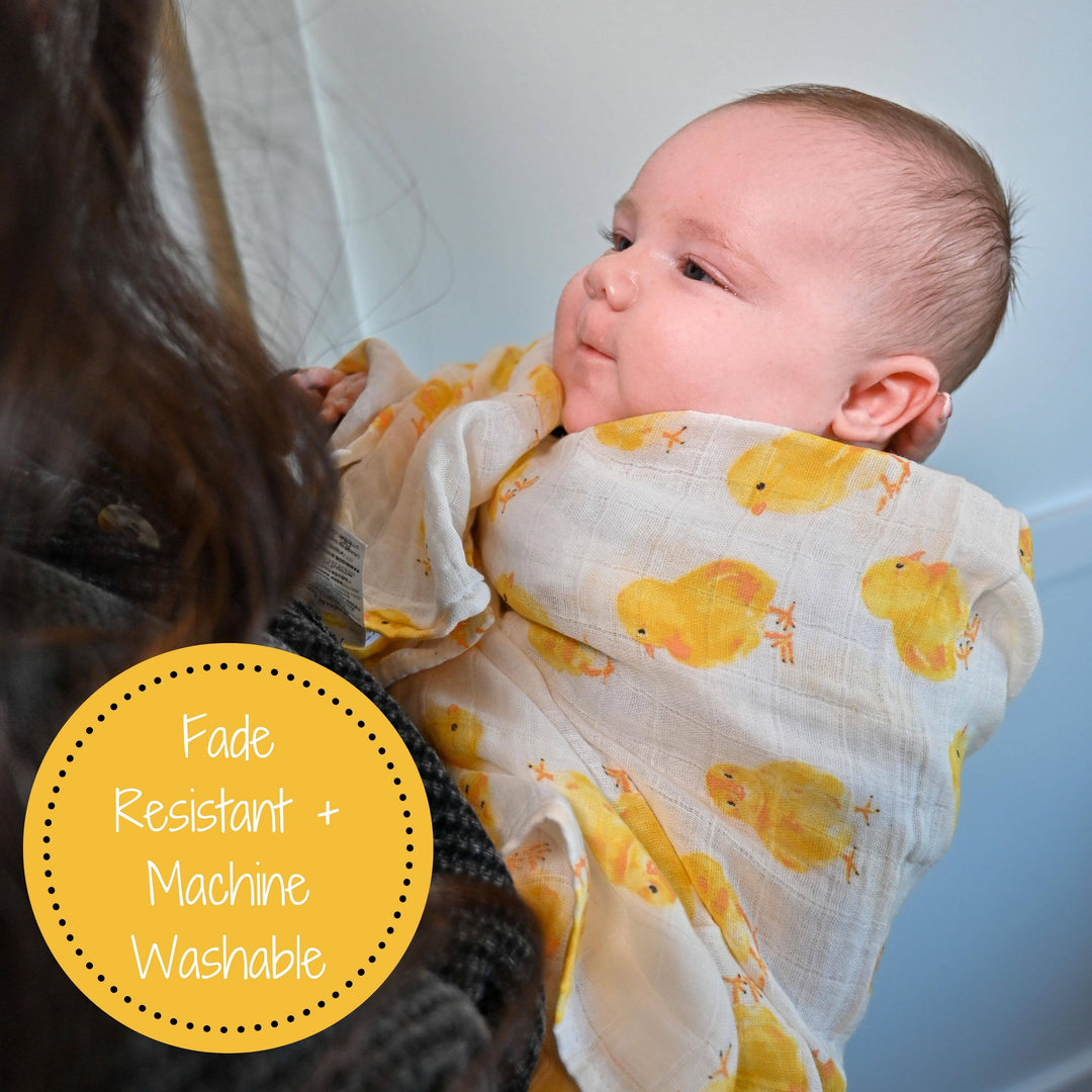 Peep Peep Baby Chics Muslin Swaddle Baby Blanket