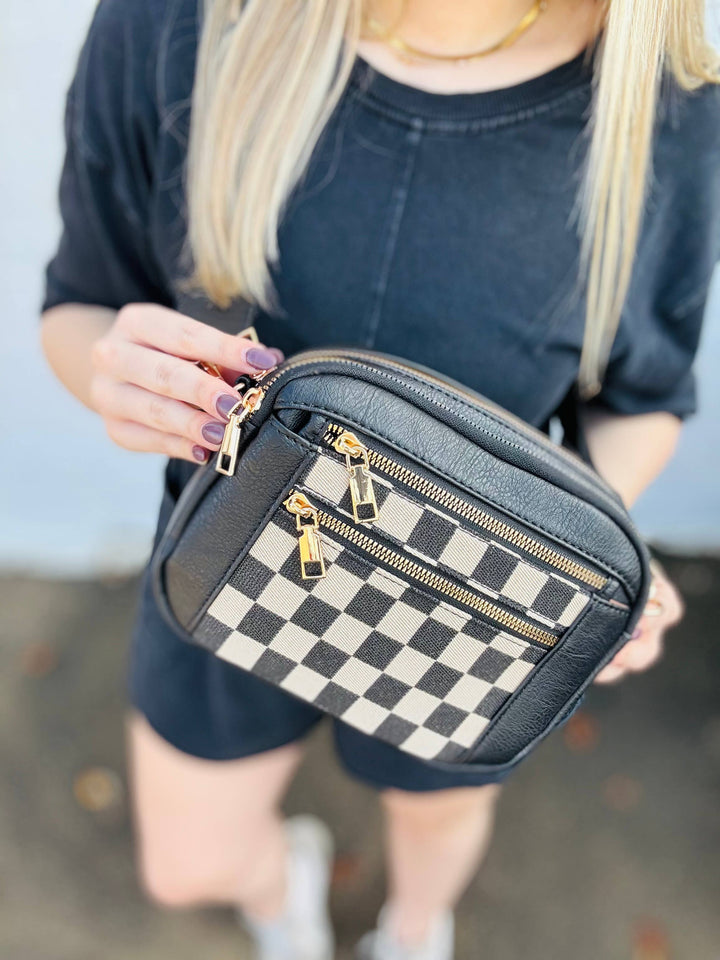Checkmate Crossbody Purse