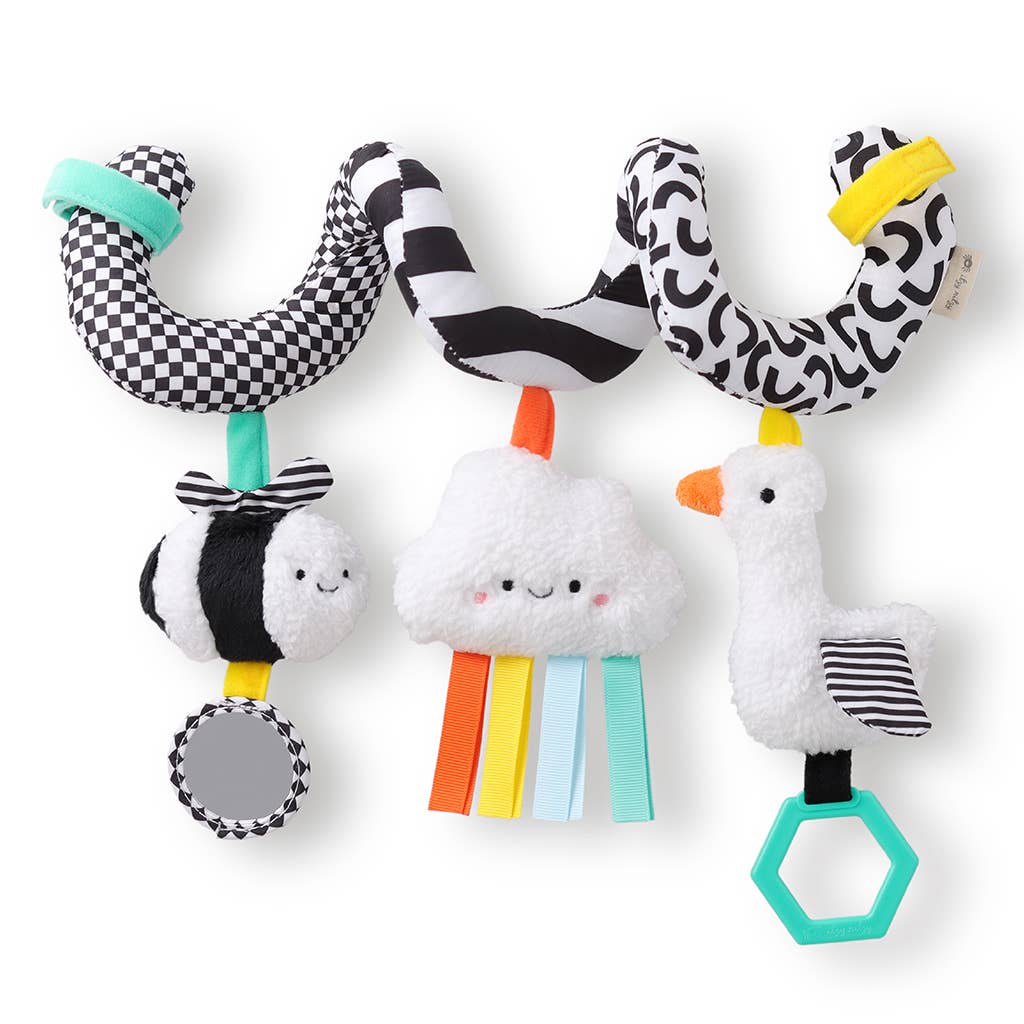 Itzy Ritzy - Itzy Bitzy Spiral Car Seat Activity Toy: Farm