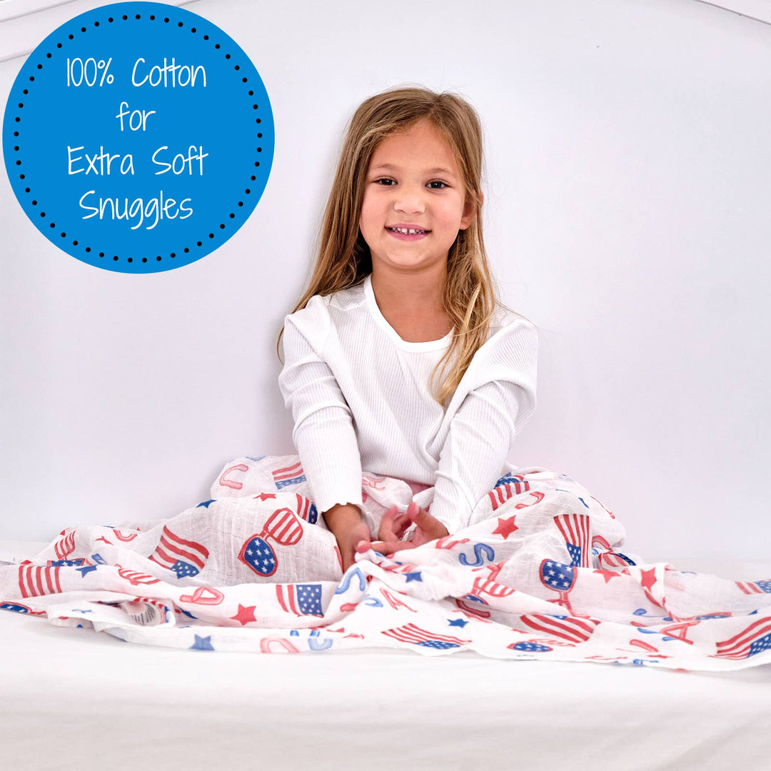 USA Muslin Swaddle Baby Blanket