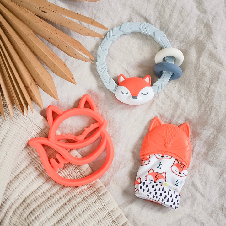 Itzy Ritzy - *NEW OPTION* Ritzy Rattle™ Silicone Teether Rattles: Rainbow