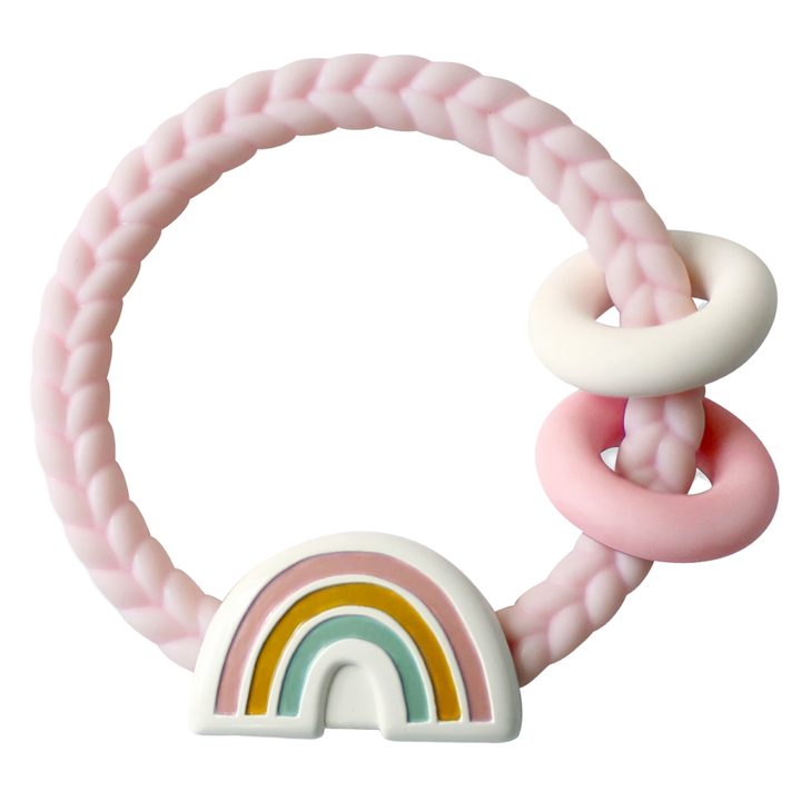 Itzy Ritzy - *NEW OPTION* Ritzy Rattle™ Silicone Teether Rattles: Rainbow