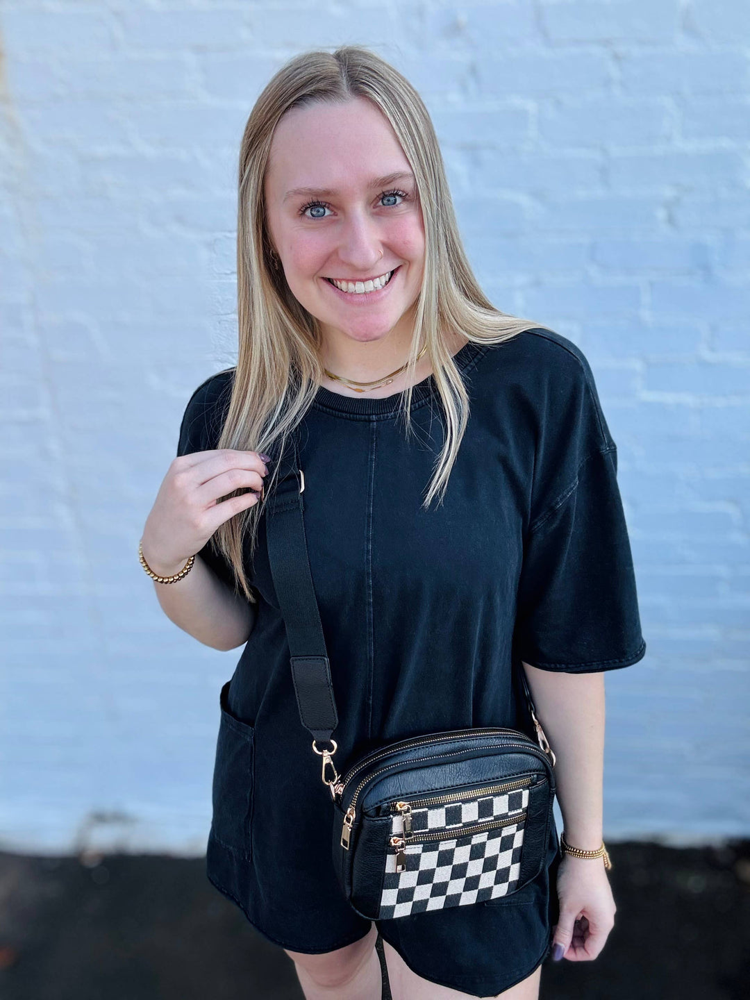 Checkmate Crossbody Purse