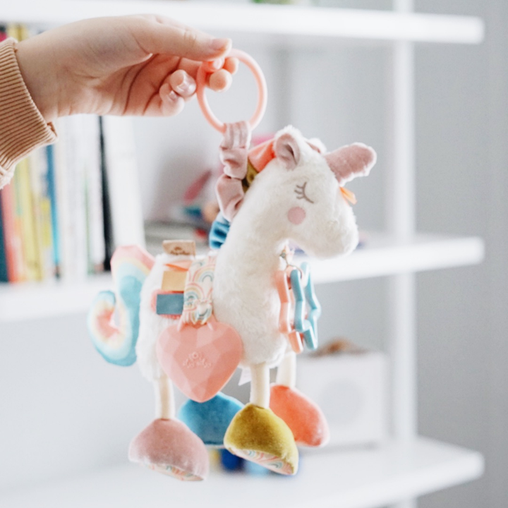 Itzy Ritzy - Itzy Friends Link & Love™ Activity Plush with Teether Toy: Llama