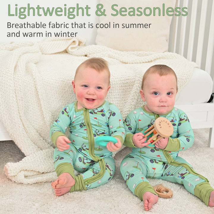 Golf A Round Bamboo Baby Bamboo Sleeper Pajamas