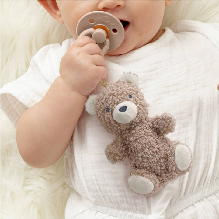 Itzy Ritzy - *NEW OPTIONS* Bitzy Pal Natural Rubber Pacifier & Plush: Bunny