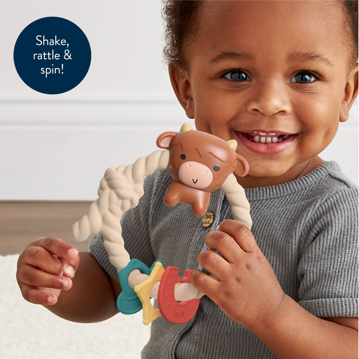 Itzy Ritzy - *NEW OPTION* Ritzy Rattle™ Silicone Teether Rattles: Rainbow