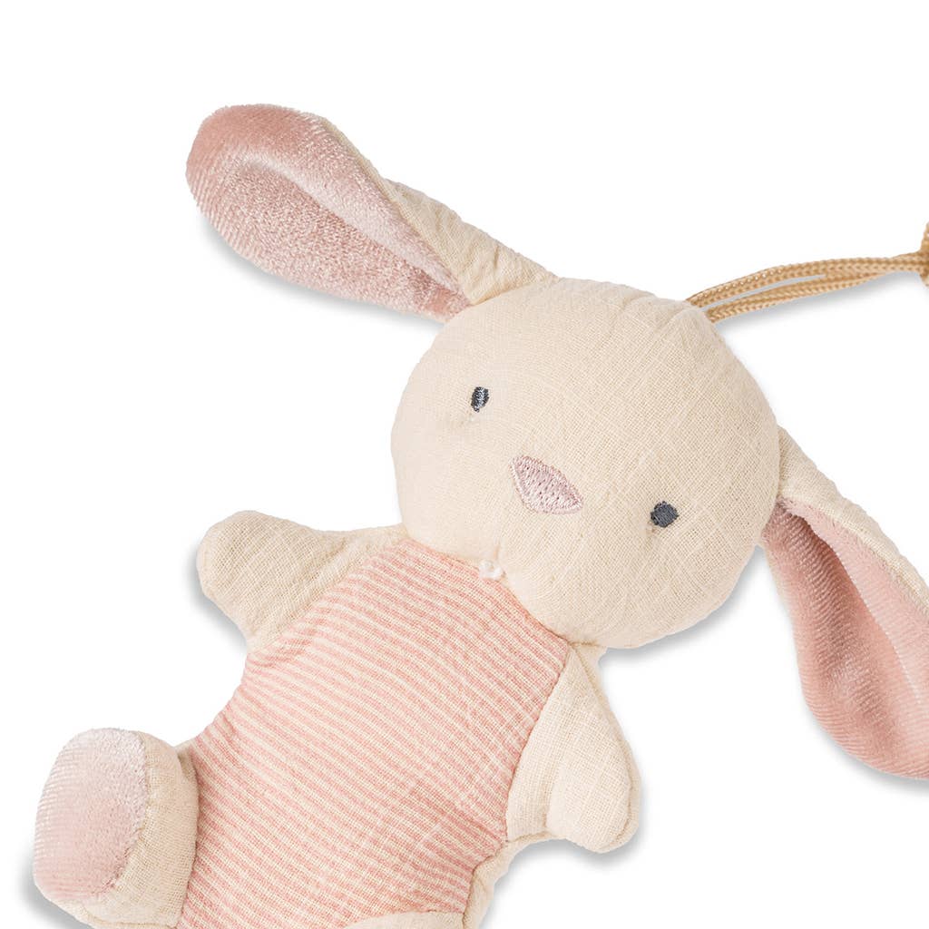 Itzy Ritzy - *NEW OPTIONS* Bitzy Pal Natural Rubber Pacifier & Plush: Bunny
